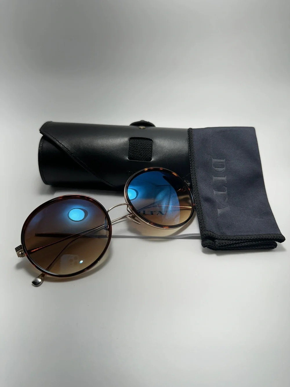 Dita FreeBird Sunglasses 21012-B-TRT-GLD 54MM New